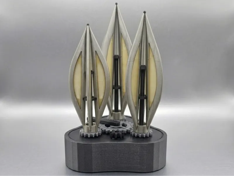 AeroSpire: Motorized Kinetic Turbines