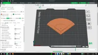 Porte-clés terrain de baseball — photo 3