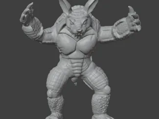 图形学 常用测试模型 Armadillo