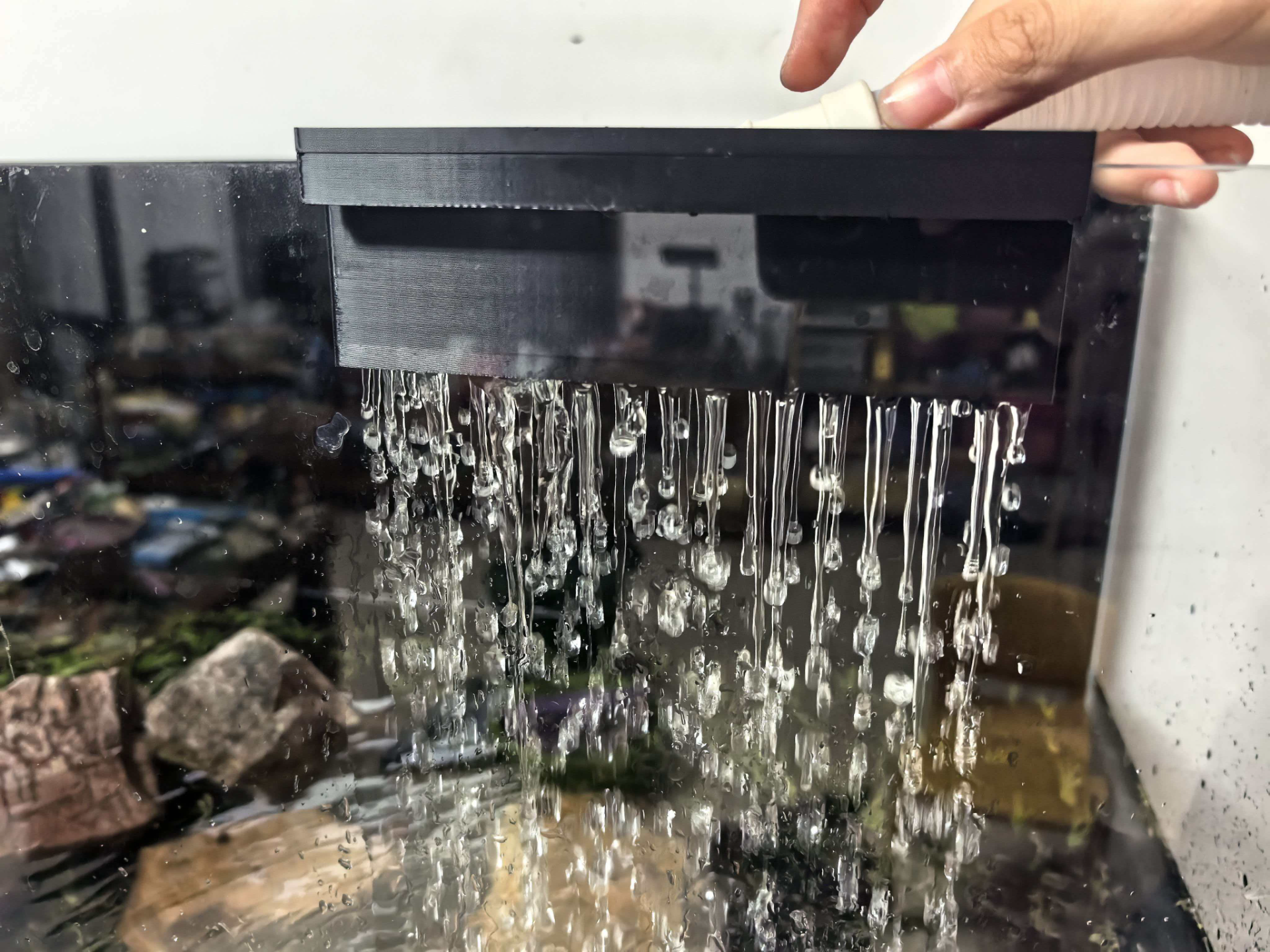 鱼缸草缸防冲底沙防冲水草泥加水缓冲器