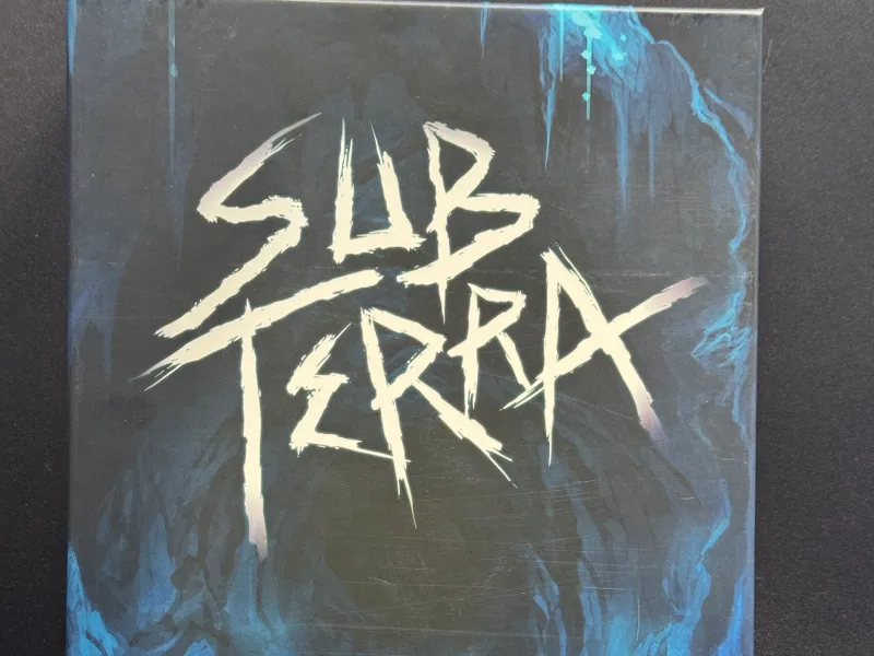 Sub Terra and expansions board game box insert