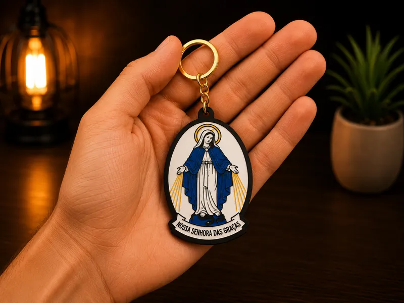 Nossa Senhora das Graças - Chaveiro 3D