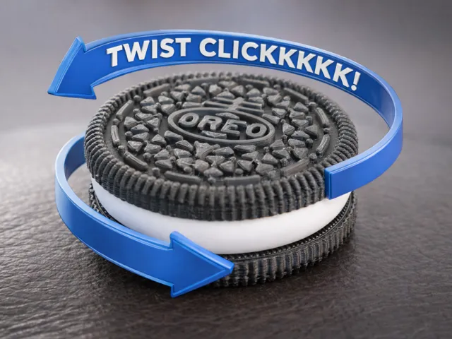 Bidirectional Oreo Clicker Precision Snap Assembly