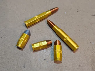 Bullet Dice Set - Rifle and Pistol Dice (D6 & D8)
