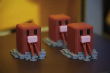 Accesorio para impresora 3D: Diglett + Dugtrio (Pokemon Quest) Multicolor — vista de referencia 3