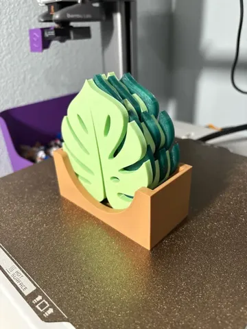 Soporte: Monstera coaster holder — vista de referencia 2