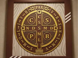 Medalha de São Bento - Quadro Decorativo