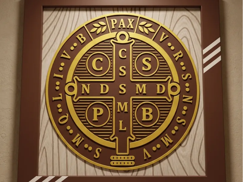 Medalha de São Bento - Quadro Decorativo