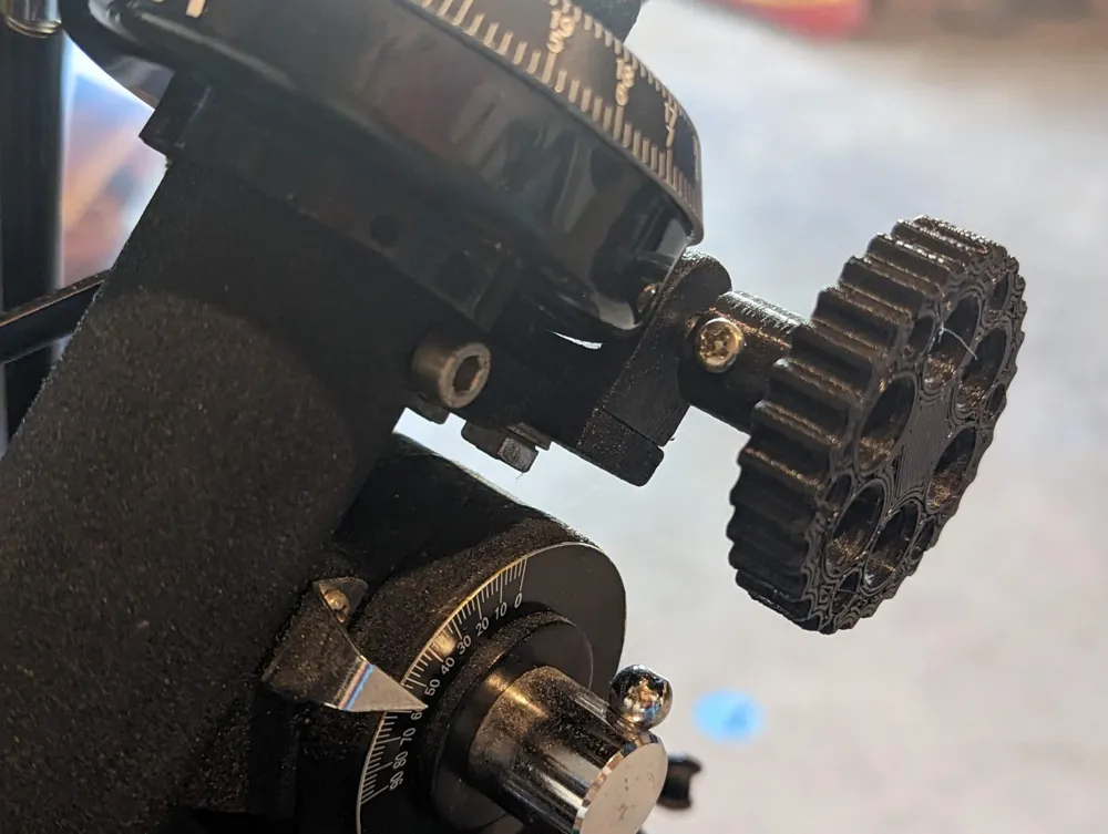 Telescope Slow Motion Knob by Ken Mills MakerWorld