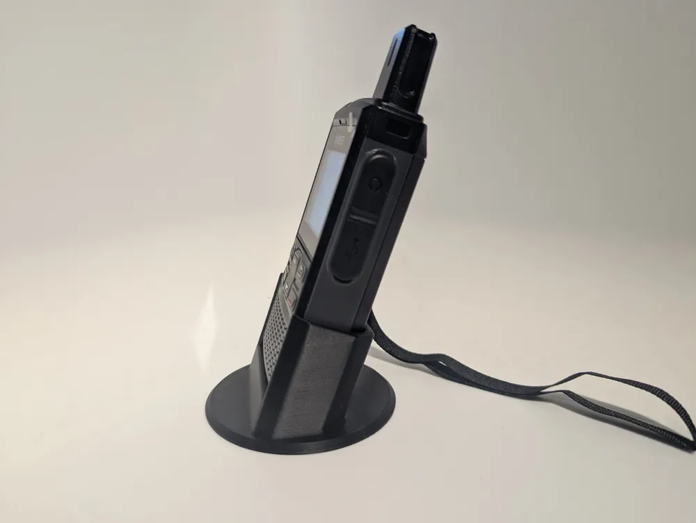 Hytera Stand Hytera PNC360 Desk Holder / Stand - Free 3D Print Model - MakerWorld