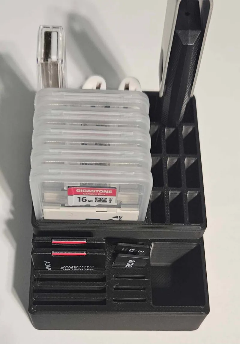 Micro SD adapter, USB adapter and USB stick Holder