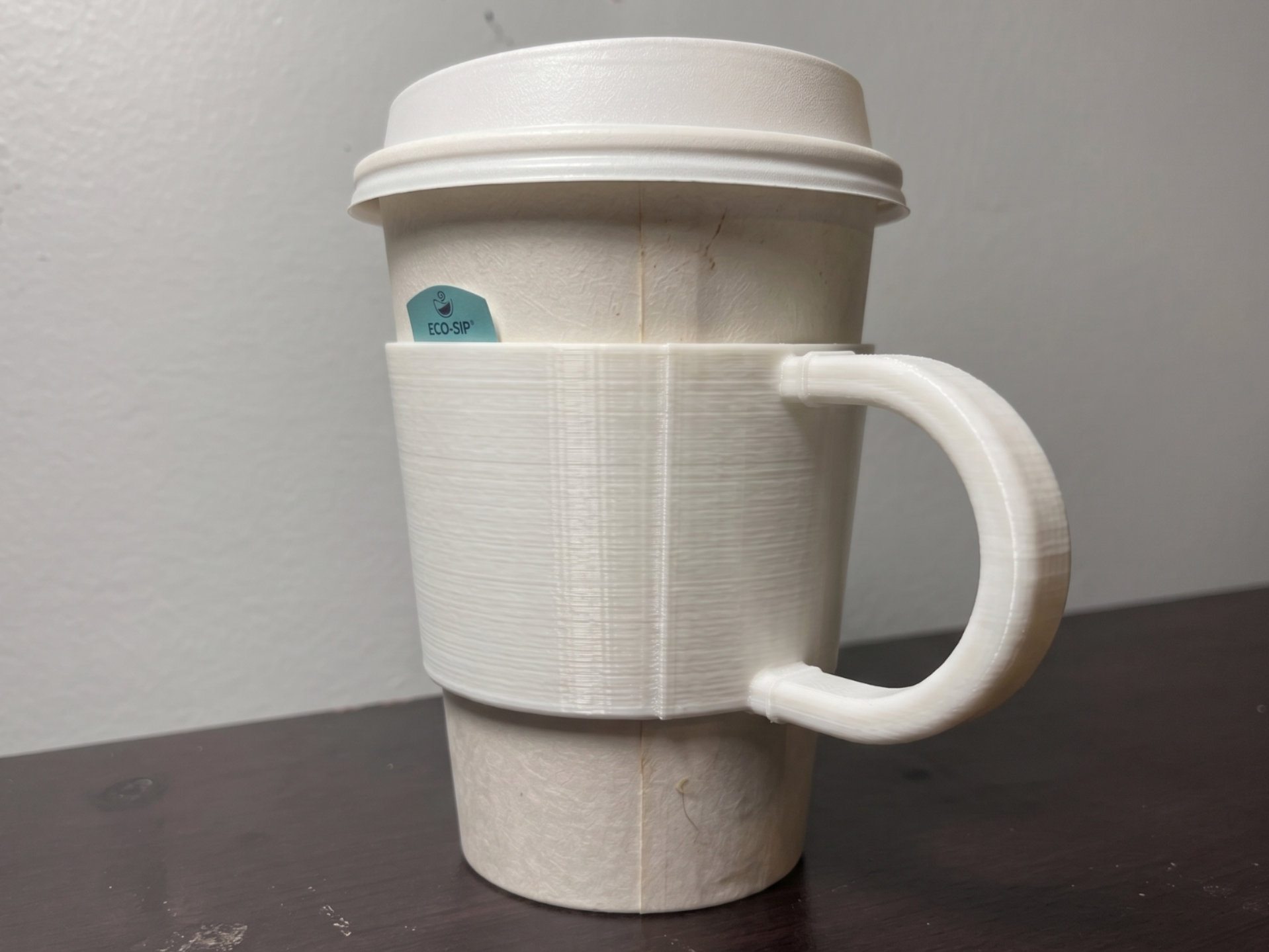Universal Reusable Cup/Glass Sleeve w/ Handle
