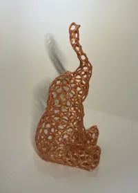 Éléphant assis voronoï — photo 10