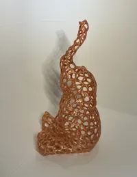 Éléphant assis voronoï — photo 6