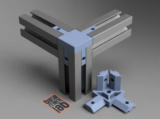 2020 Connector 3Way Corner Bracket Cover M4 Thread