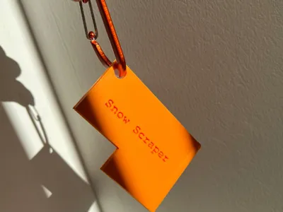 Snow Scraper for Ski, Snowboard and Widnshield