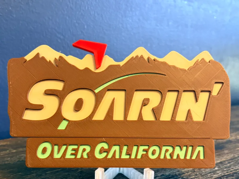 Soarin' Over California Ride Sign