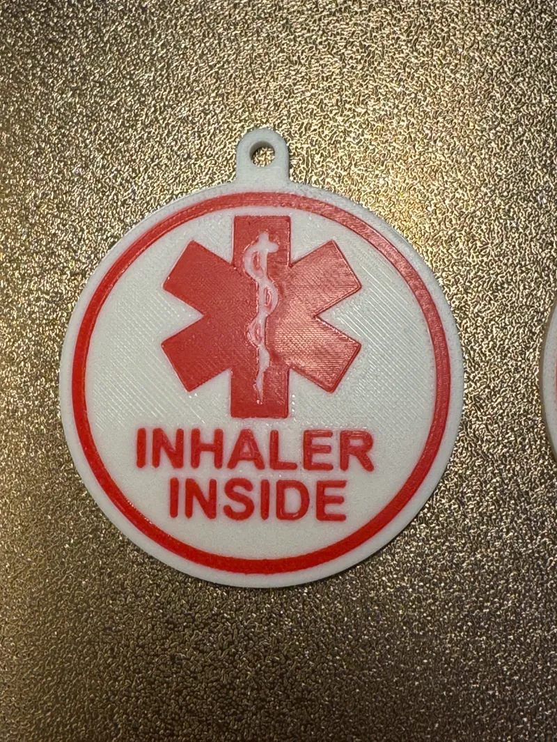 Inhaler Inside - Bigger 60mm Tag 