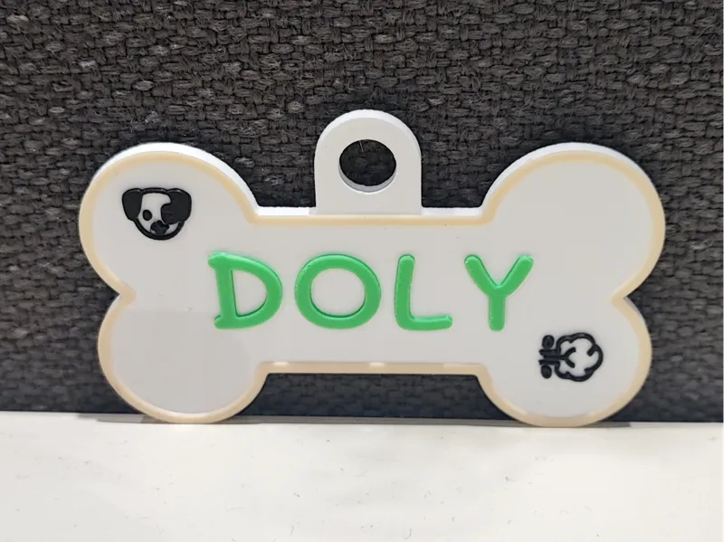 Placa personalizada para mascota