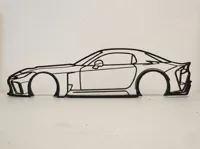 Silhouette murale Toyota GR GT — photo 2