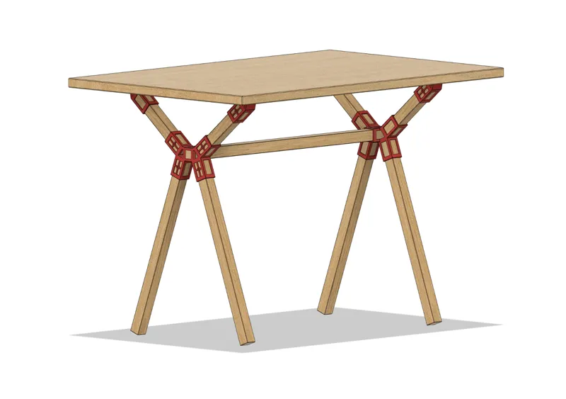 Multi-joints for basic forniture