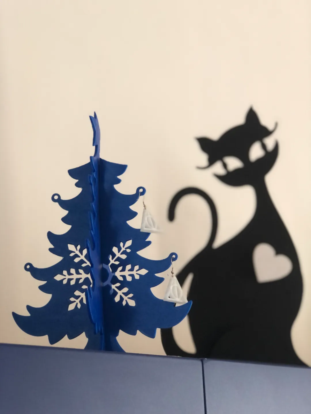 Albero di Natale semplice + porta orecchini view 3