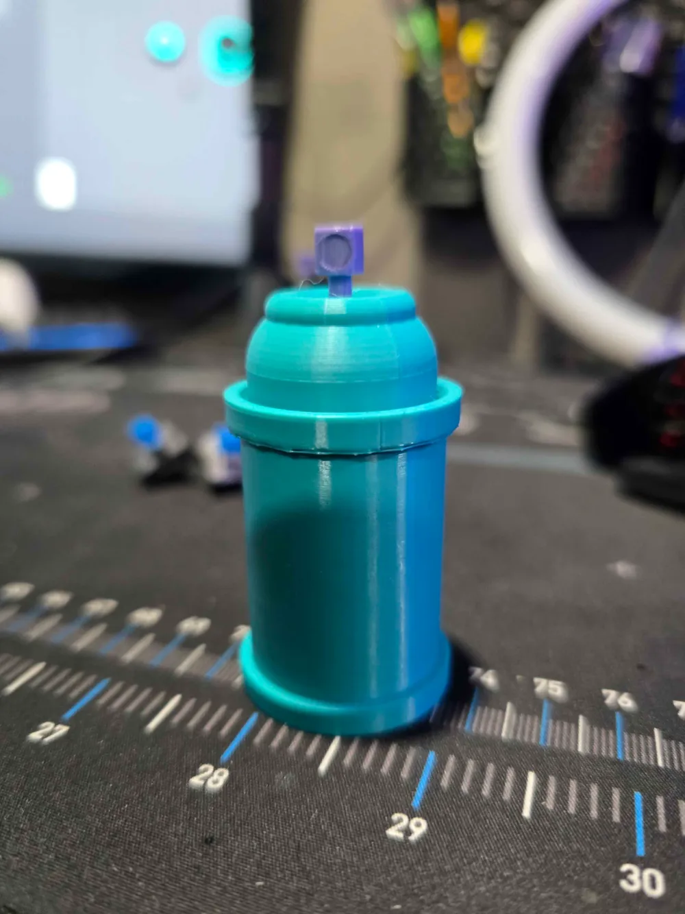 JuanMakes Spray Can Clicker - Fidget - Free 3D Print Model - MakerWorld
