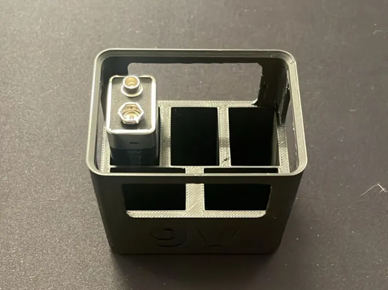 9v Batterie storage box