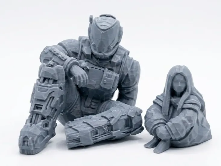 Fastprint Lowpoly Origami Pragmata Hugh and Diana