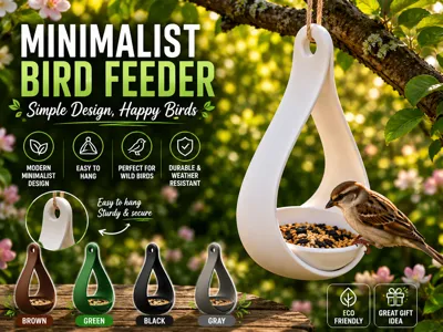 Minimalist Hanging Bird Feeder