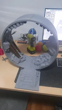 Modelo para impresión 3D: Wheel of misfortune — vista de referencia 3