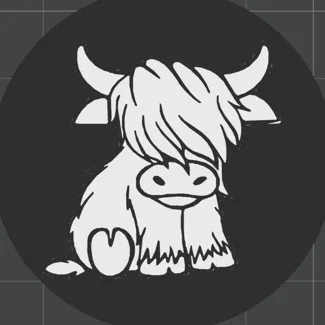 Highland Cow Magnet
