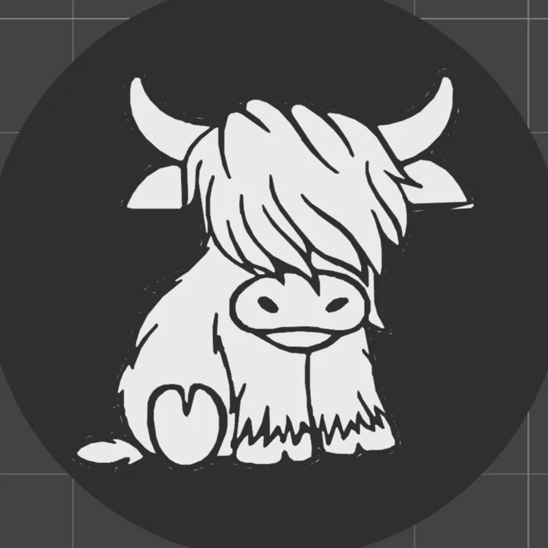 Highland Cow Magnet