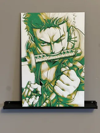 Roronoa Zoro - 4 color Hueforge