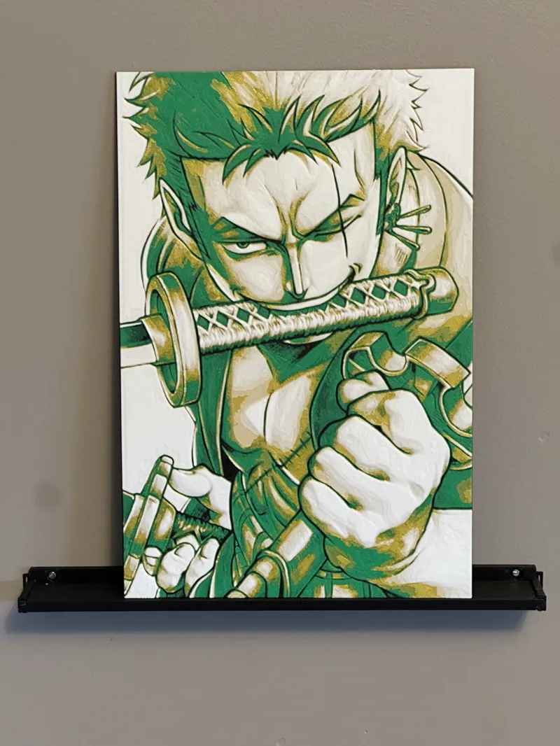 Roronoa Zoro - 4 color Hueforge