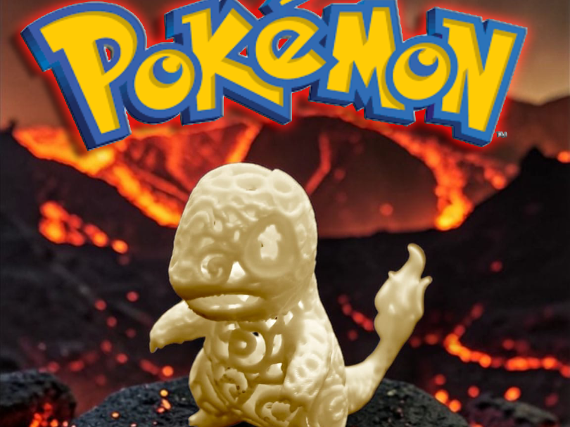 Charmander Voronoi Edition - Artistic Pokémon