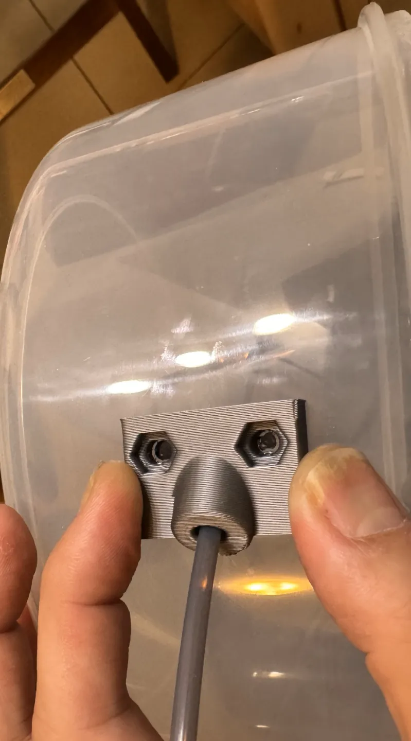 Filament drybox for AMS Lite - 3.6L/120oz round box bowden connector