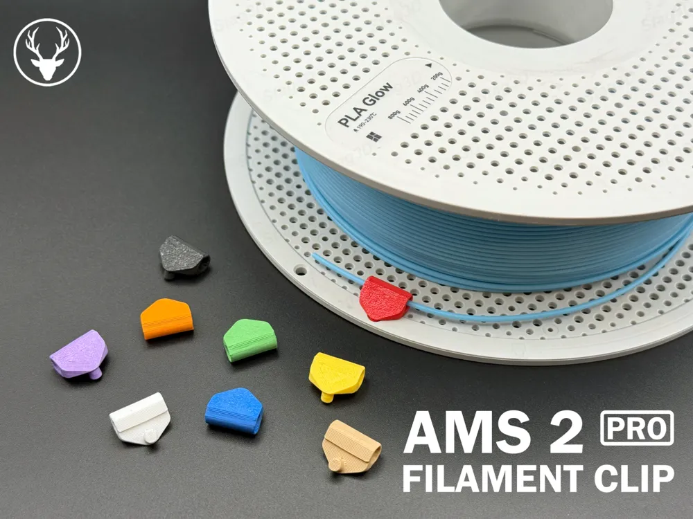 Клипса филамента AMS 2 Pro - 3D-принтеры - PLA - изделие 3D-печати
