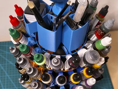 Mobile and Rotating Paint Stand V2