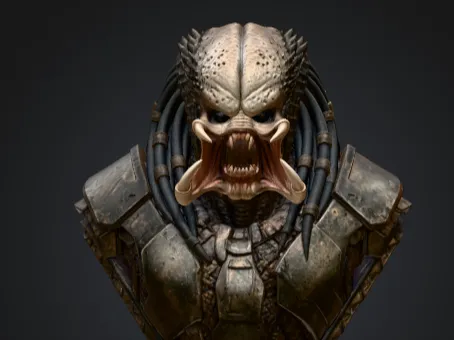 Busto do Predador hueforge sem mascara