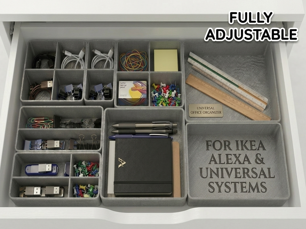 GridMaster: Fully Parametric Organizer Ikea Alexa