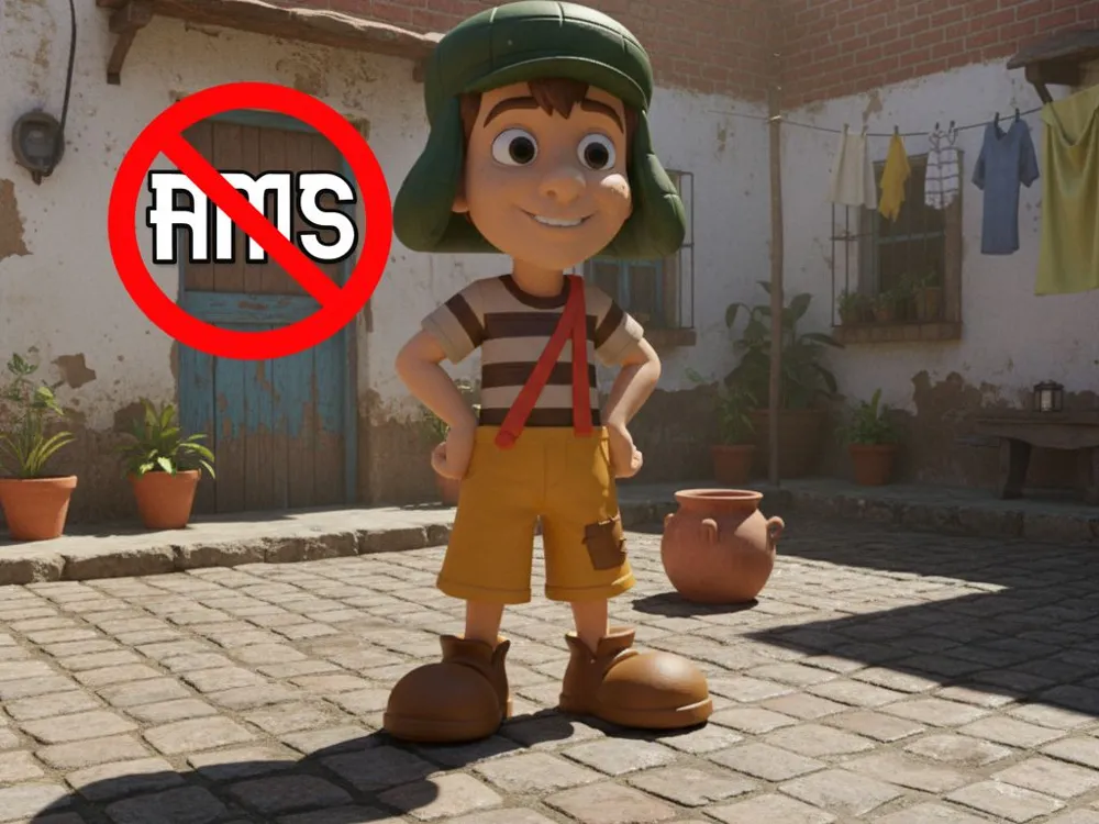 Accesorio para impresora 3D: El Chavo – 20 cm Multi-Part Model No AMS Required. Referencia del modelo original.