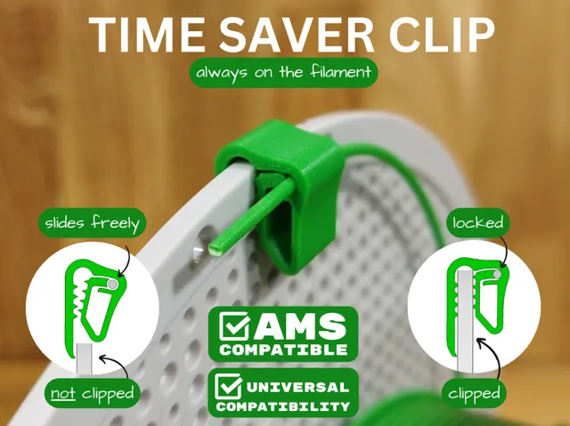 Time Saver Filament Clip