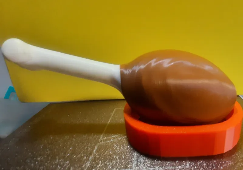 Chicken or Turkey leg model or rattle
