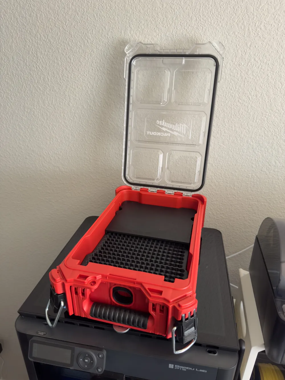 Milwake Stack Open Milwaukee Packout 9mm Ammo Storage Double Stack - Free 3D Print Model ...