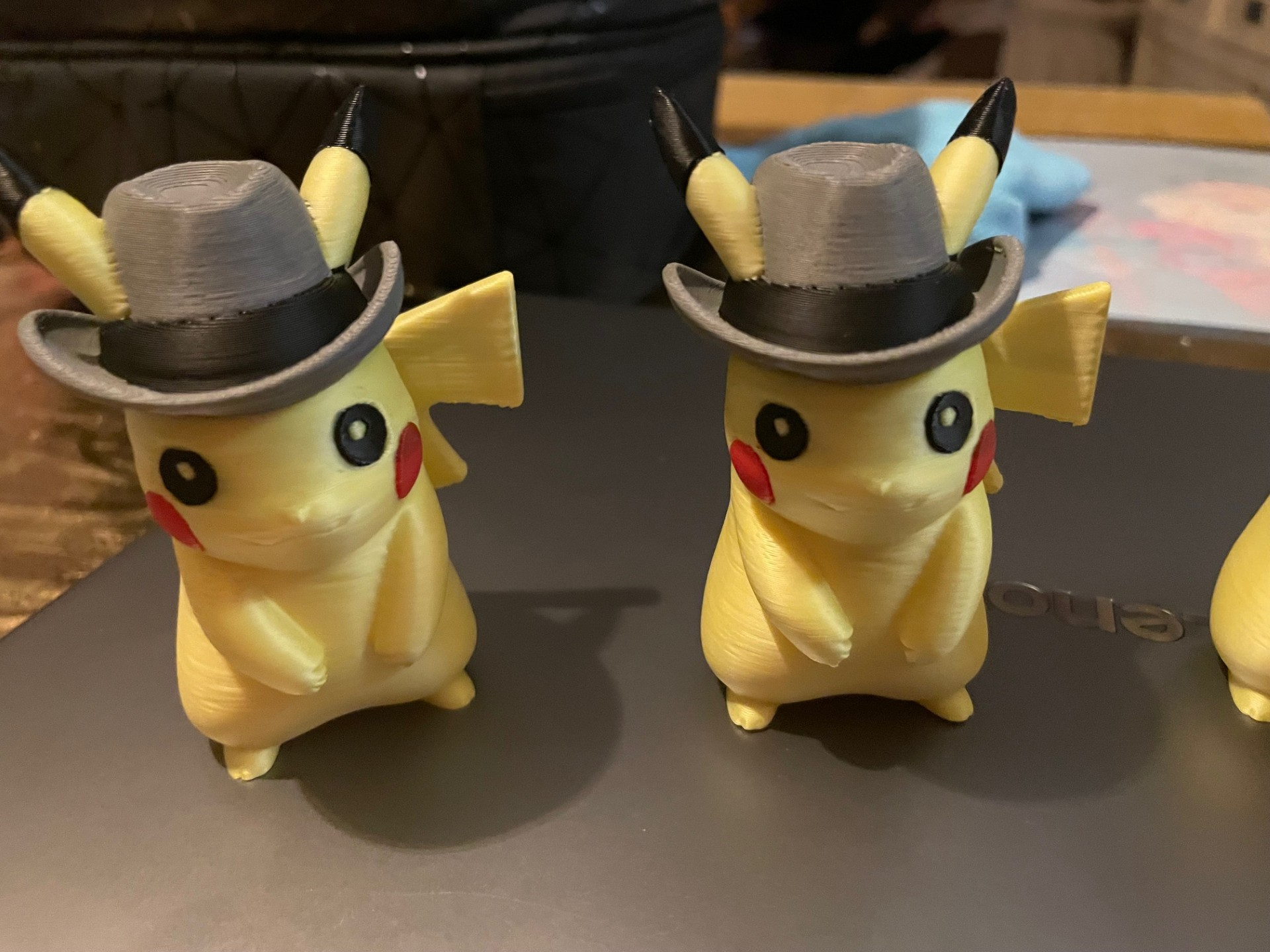 Pikachu van Gogh with Grey Felt Hat