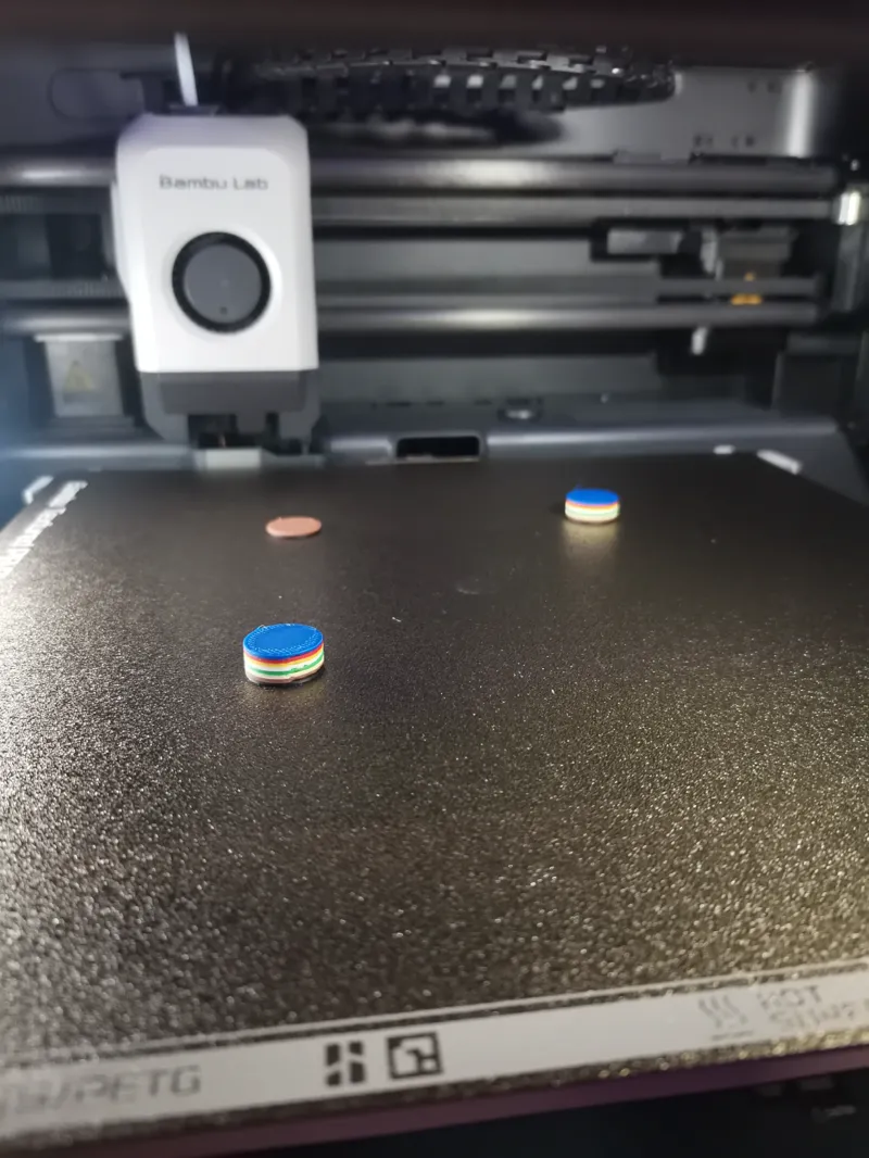8x Color AMS Testfile - Check your slots and filament cutter