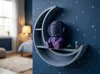 Crescent Moon Wall-Mounted