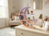Crescent Moon Tabletop With Shelf 