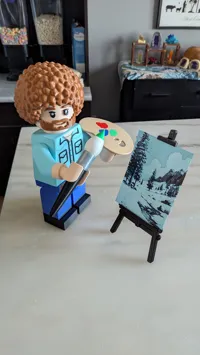 Brick Bob Ross Bambu A1 both with and W/O AMS